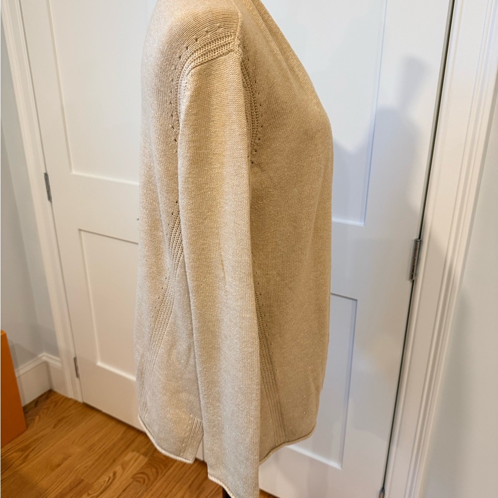 Lilly Pulitzer Elegant Gold Cardigan - Picture 8 of 12